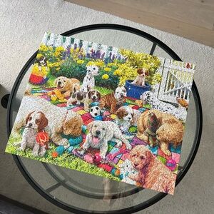 1000 piece puppy puzzle